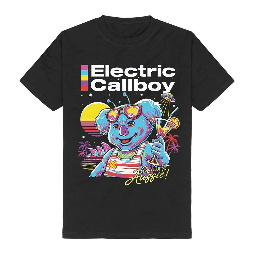 Электрический Callboy Группа Подарок Для Фанатов S to 5XL Унисекс Хлопковая Футболка LI1723 Унисекс Футболка XXXL