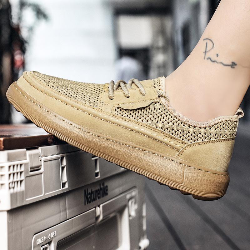Men's Shoes Sandals Summer Work Shoes All Soft Genuine Leather Casual Walking Old-fashioned Men's Shoes Loafer