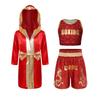 Kinder Boxoutfit mit metallischem Besatz