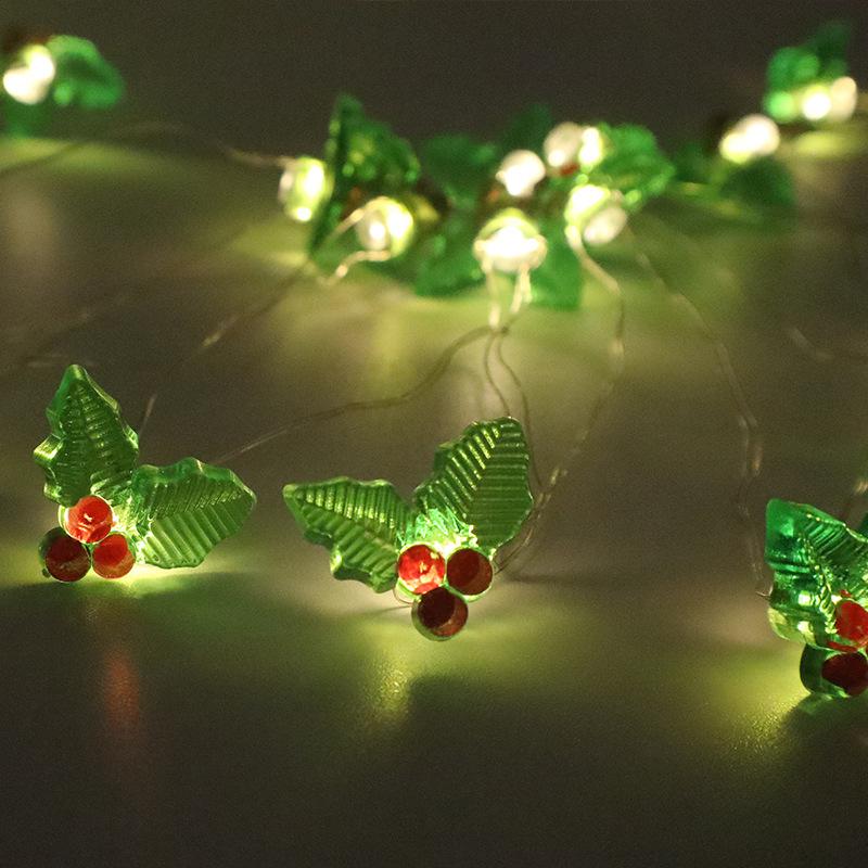 

2 м/3 м Грибная гирлянда в виде вишни на батарейках/USB Цветок Ореховый лес Пейзаж Фото Реквизит Рождественское украшение 3m 30LEDs Battery