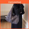 Fashionable Retro Leopard Print Pattern Womens Casual Tote Bag Commuting For