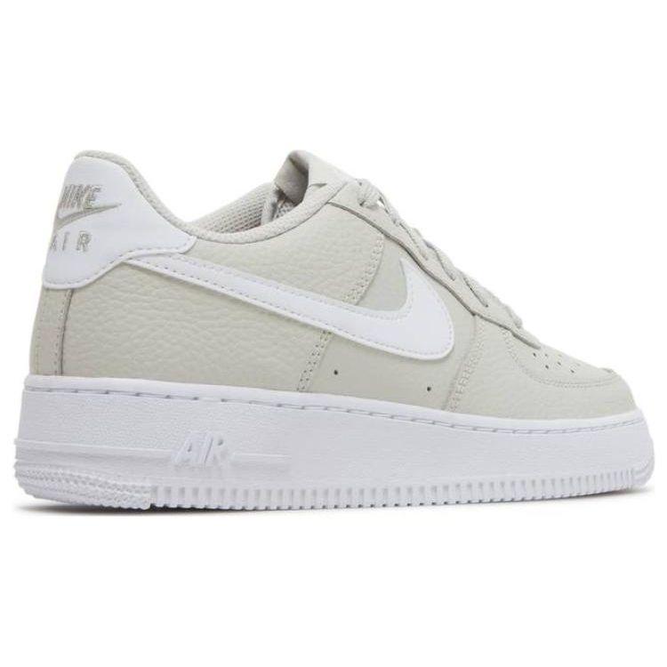 Nike Air Force 1 GS Light Bone Kids Sneakers White CT3839-001