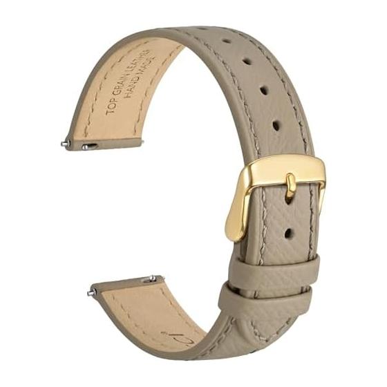 [WOCCI] Watch Strap Genuine Leather Grace Series Watch Band 12mm 13mm 14mm 15mm 16mm 18mm 20mm 22mm Top Grain Leather Quick Release