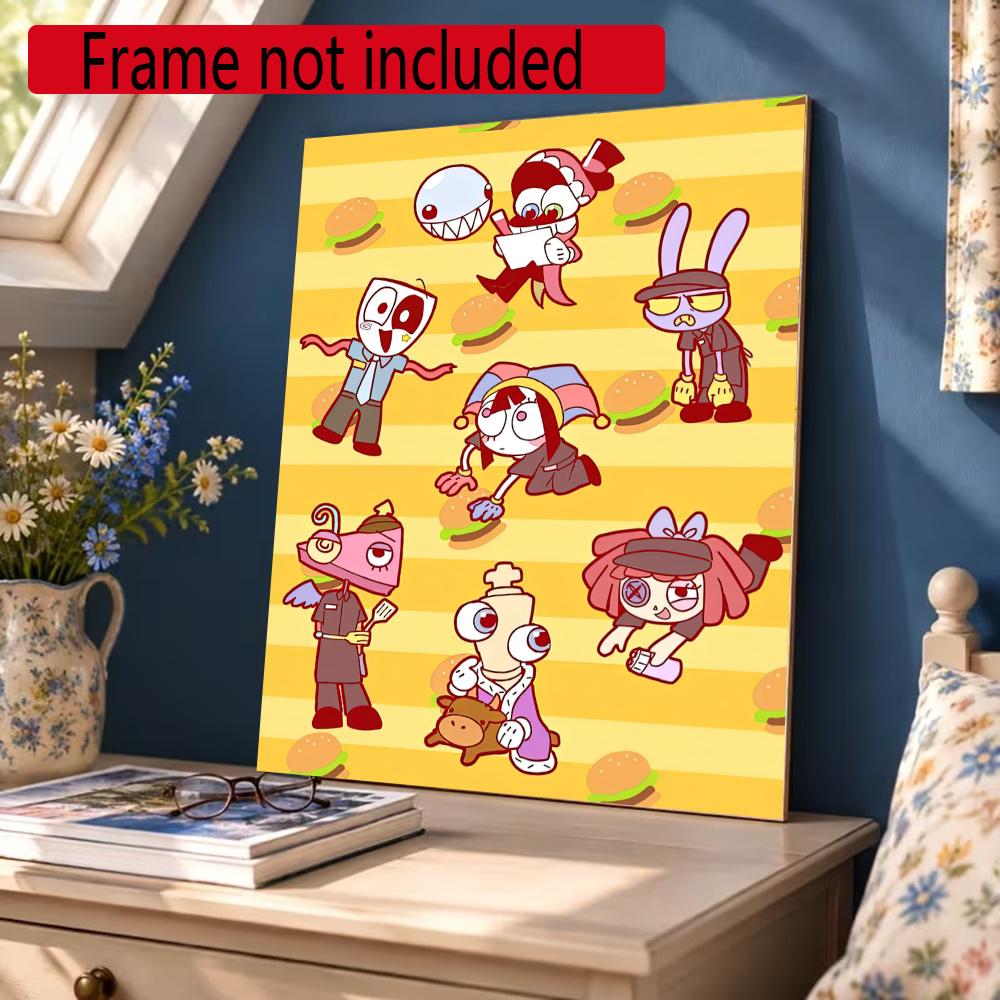 Tadc Pomni 5D Diamond Painting Round Diamond Rhinestones Mosaic Diamond Embroidery Wall Paintings Rhinestones Gift Frameless