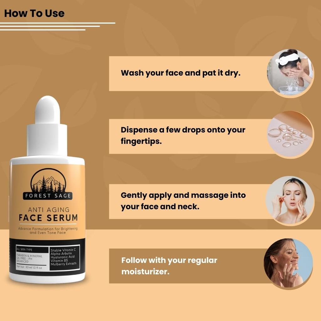 Forest Sage Anti Aging Face Serum
