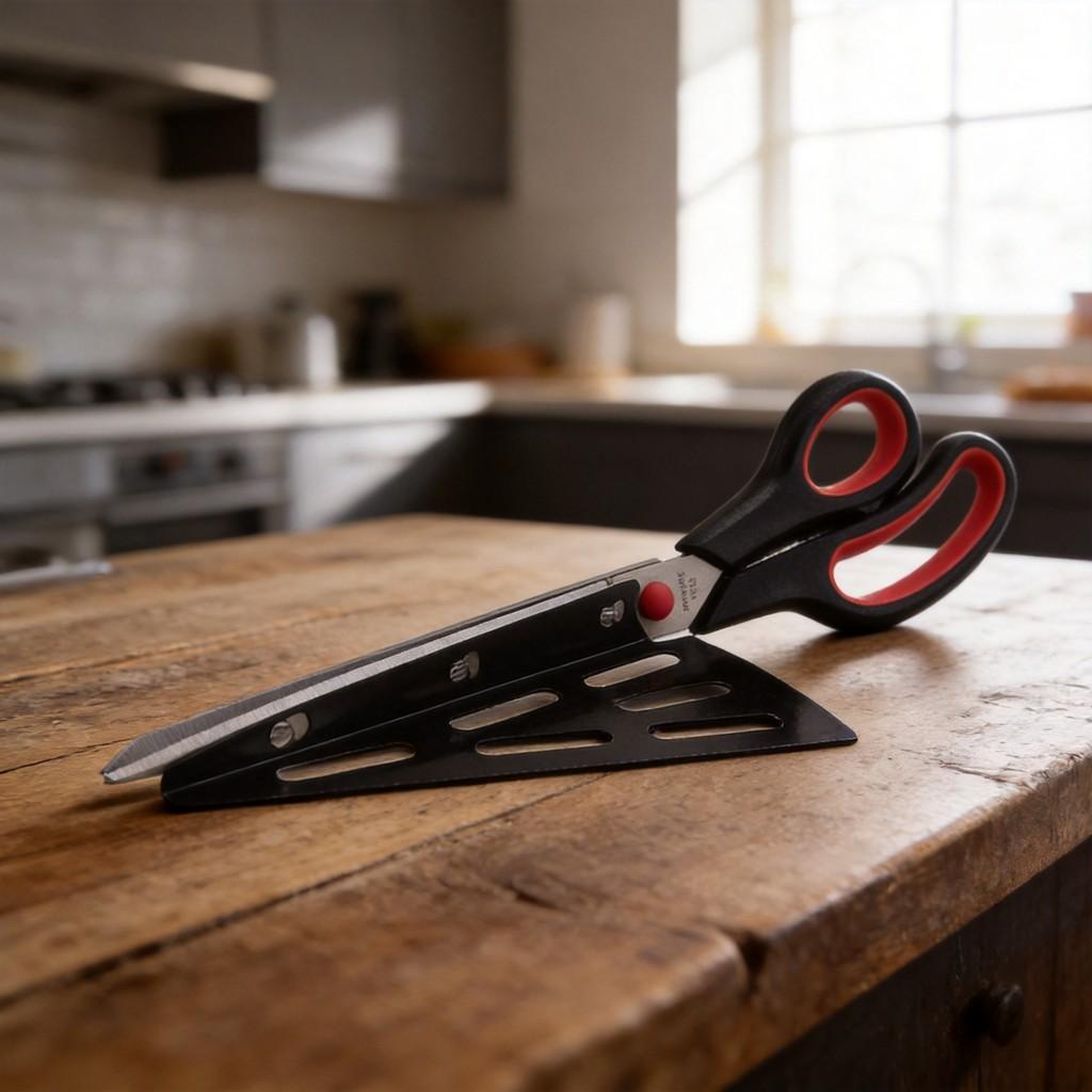 Kitchen Stainless Steel Pizza Cutter 2in1 Detachable Kitchen Scissors For Home Cooking And Baking