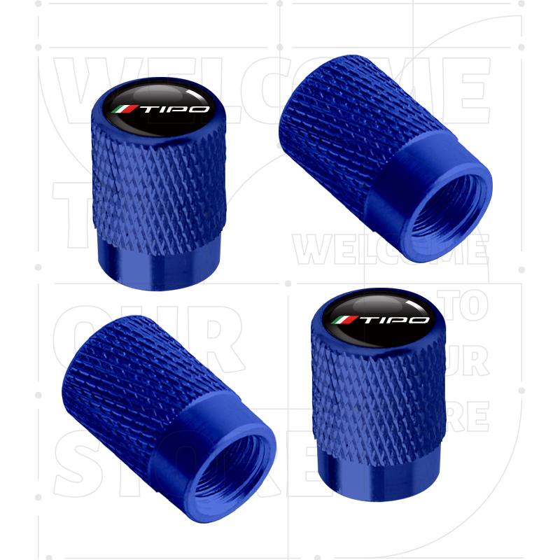 Für Panda Punto Tipo Italienische Flagge Abarth LOGO 4 Stück Auto Rad Reifen Ventil Aluminium Kappen Reifenventil Kappen Luftstaub Wasserdicht