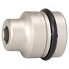 TONE Impact 17mm Width Socket, 8NV-17, 25.4mm (1") Drive,