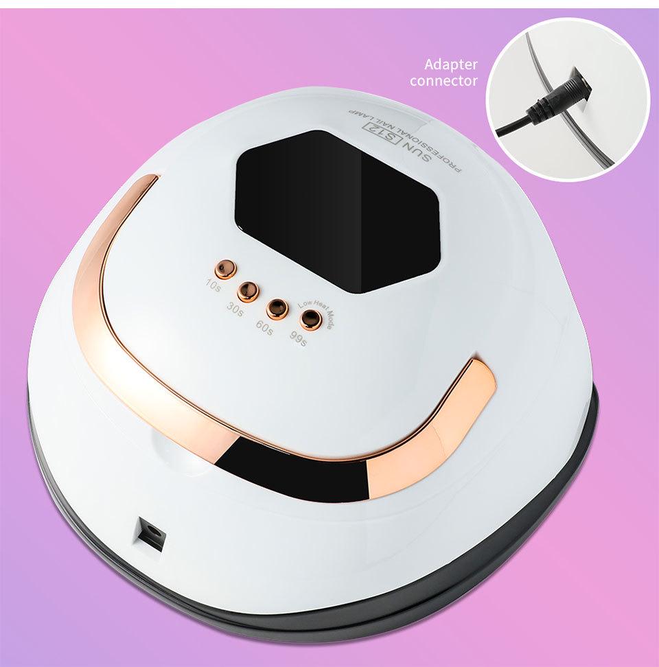Smart Wireless UV Nail Lamp: 57 LED High-Power Fast-Drying Gel Dryer