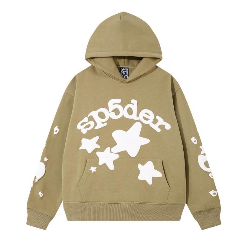 Unisex Übergroßes Kapuzenpullover-Set Mit Spinnennetz-Folienaufdruck Warm Fleecegefüttert Lockerer Schnitt Streetwear Herren Damen