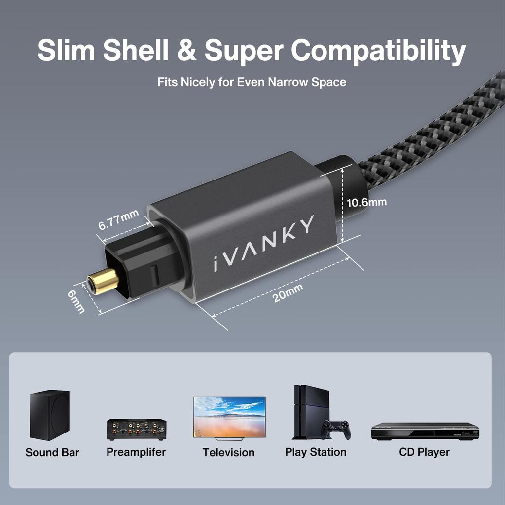 iVANKY Optical Digital Cable 3m