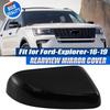 Right Side Rearview Mirror Cover Cap Black For Ford Explorer 2016 2017 2018 2019