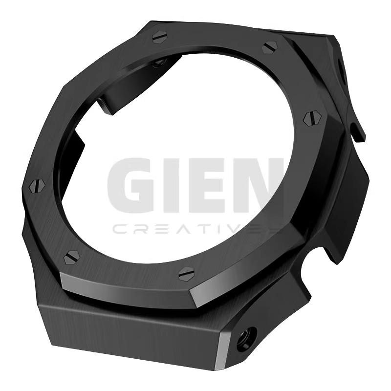 GA2100 Vysoce kvalitní pouzdro Pro sérii Casio GA2110 Dubový statek 2. generace Pevné modifikované pouzdro a řemínek z nerezové oceli