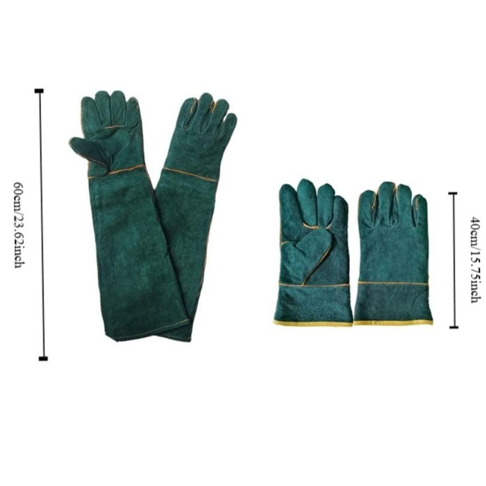 A Pair Thickening Grasping Pet Anti-bite Gloves Durable Safety Bite Gloves  Handling Dogs