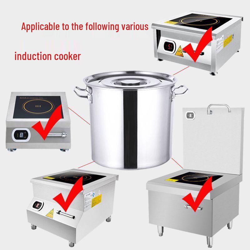 Nerezový indukční hrnec na polévku s kompozitním dnem