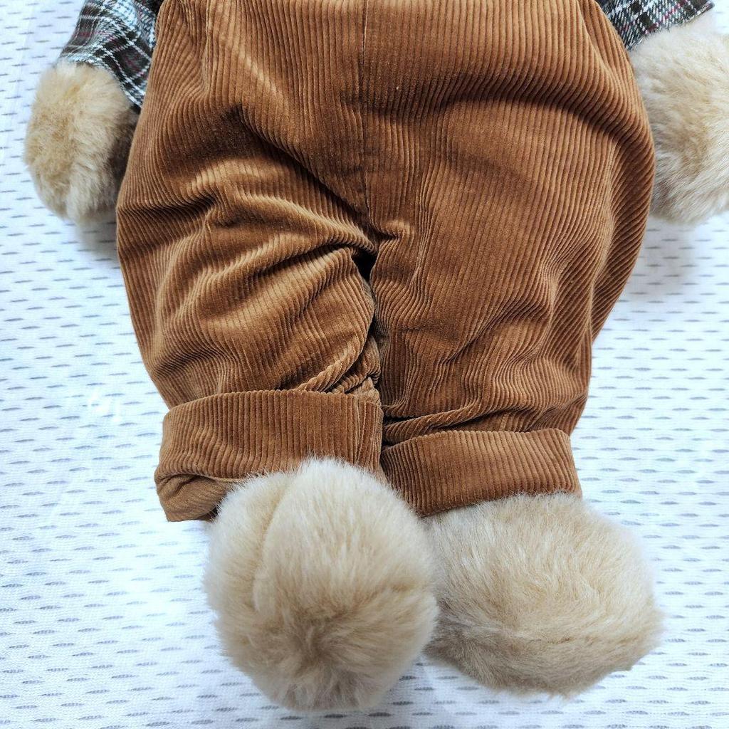 [USED] Oike Teddy Bear Plush Toy Vintage Gift from Fairy Tale Road