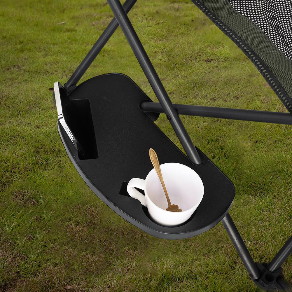 Recliner Side Table with Mobile Phone Slot Clip On Chair Table Universal Chair Side Table Multifunction for Camping Picnic
