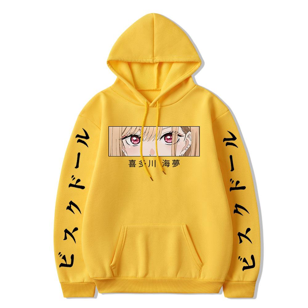 My Dress-Up Darling Marin Kitagawa Eyes Hoodies Japanese Anime Men Women Clothes Manga Sweatshirt Harajuku Unisex Streetwear