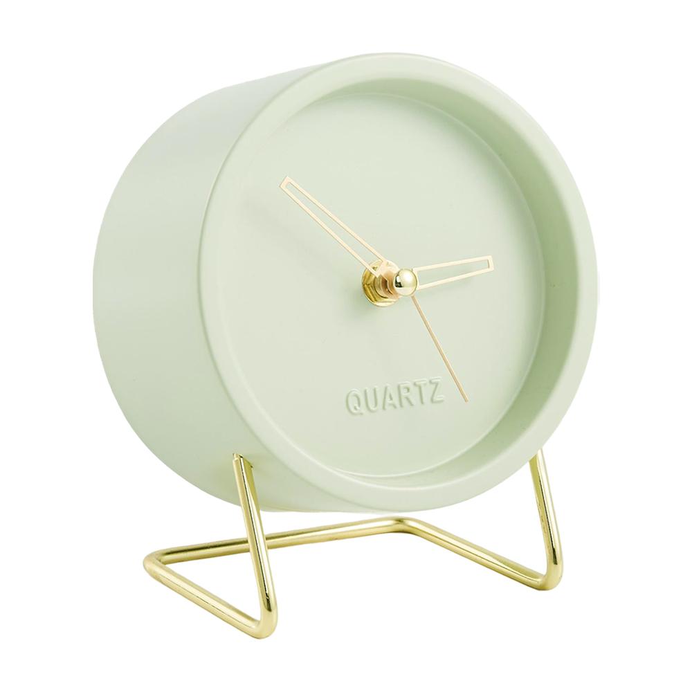 Desk Desktop Table Clock Nordic Ins Style Creative Office Home Decoration Bedside Living Room Adornment Student Metal Clocks