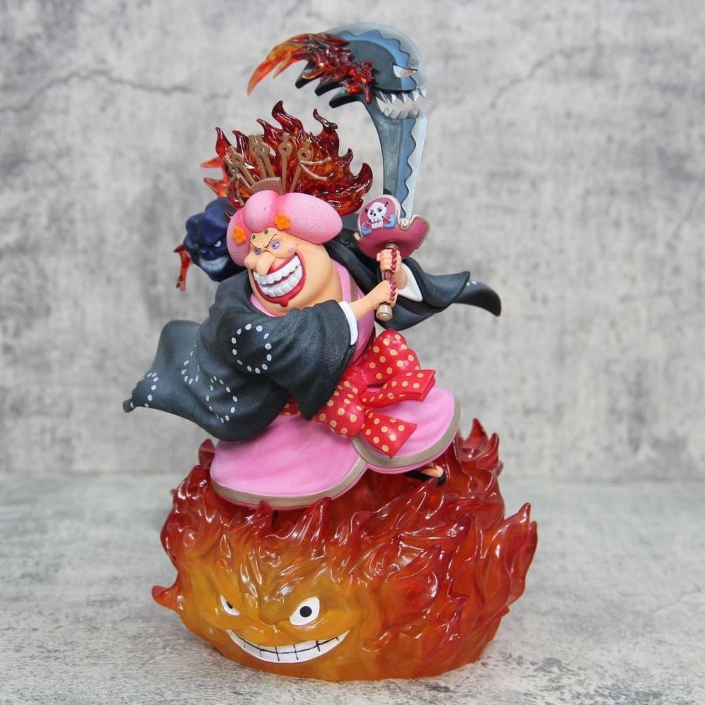 One Piece Sea-Dominating Auntie Kaido Lingling Zeus Resonance Can Glowing PVC Ocean Emperor Table setup 11.02inch/28cm Toys Gift