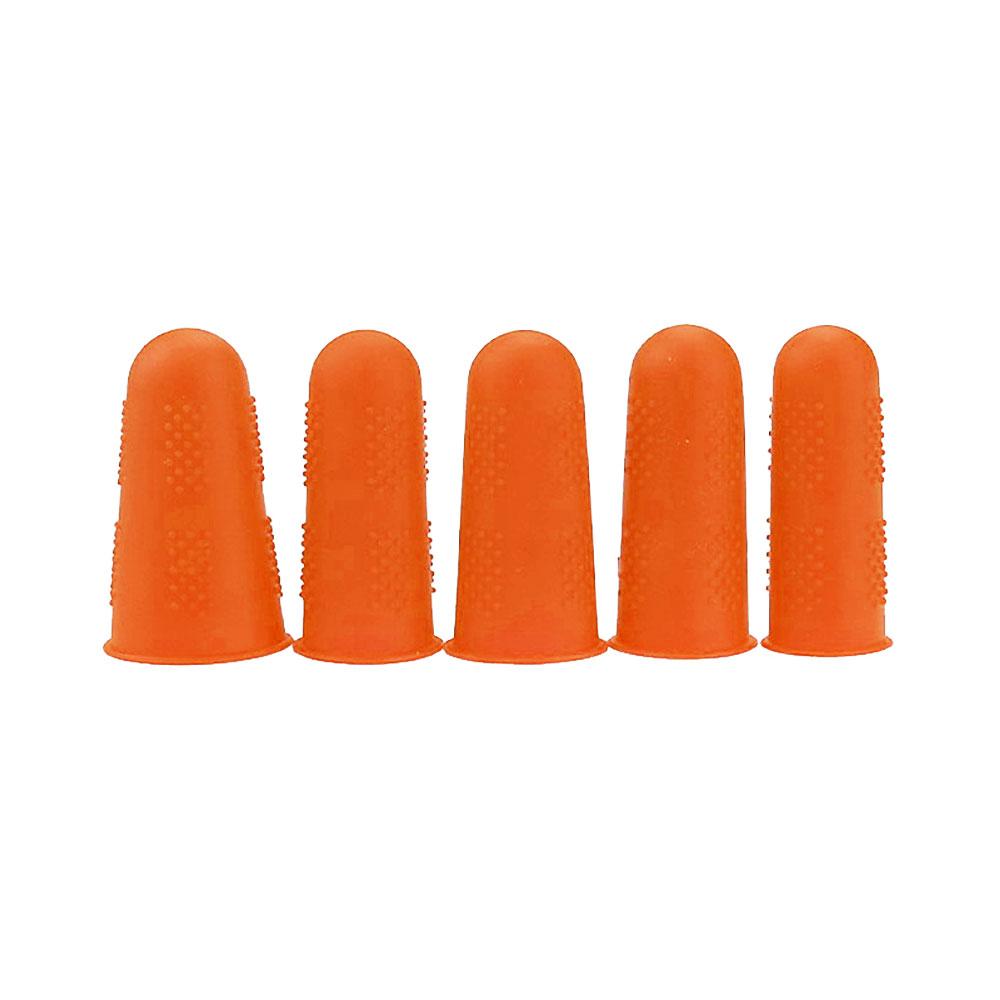 Silicone world 5PCS Silicone Finger Protector Sleeve Cover Anti-cut Heat Resistant Anti-slip Fingers Cover For Kitchen Tools