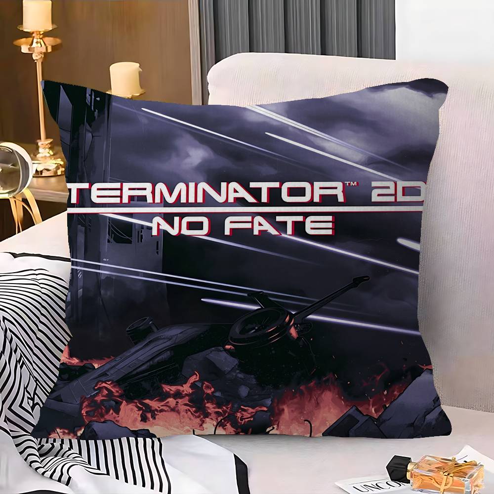 80S Movie Tv The T-Terminator Cushion Cover Car Throw Pillow Case For Sofa Car Christmas Gift 40X40Cm 45X45Cm