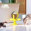 Small Dog Toys Tease Cats Slow Feeder Dispenser Windmill
