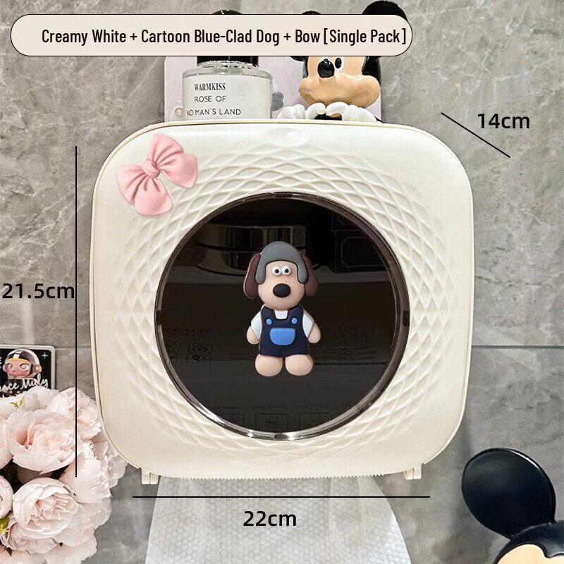 LIEI Punch-Free Bathroom Tissue Box & Storage