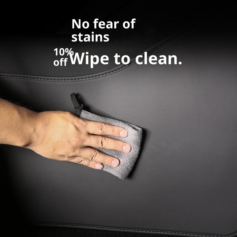 For Tesla Model Y Juniper 2025 Seat Rear Kick Pad Rear Protective Cover Front Backrest Seat Nappi material Interior Modification