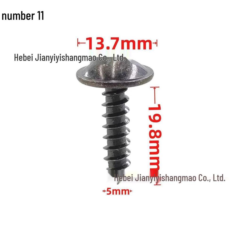 Car Body & Trunk Screw Set with Washers - M4, M5, M6