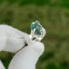 Gift For Her 925 Silver Natural Aquamarine Gemstone Promise Ring Size 6.7