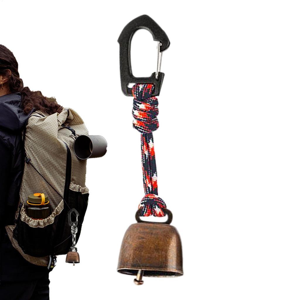Mochila de acampamento e caminhada ao ar livre Sino Sino repelente de urso Sino de Urso Mochila de Acampamento Sino de Ruído para Barraca Prevenir Animais Selvagens