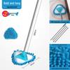 Mini Mocio Triangolare in Chenille per Pareti e Soffitti - Pulitore Domestico Leggero
