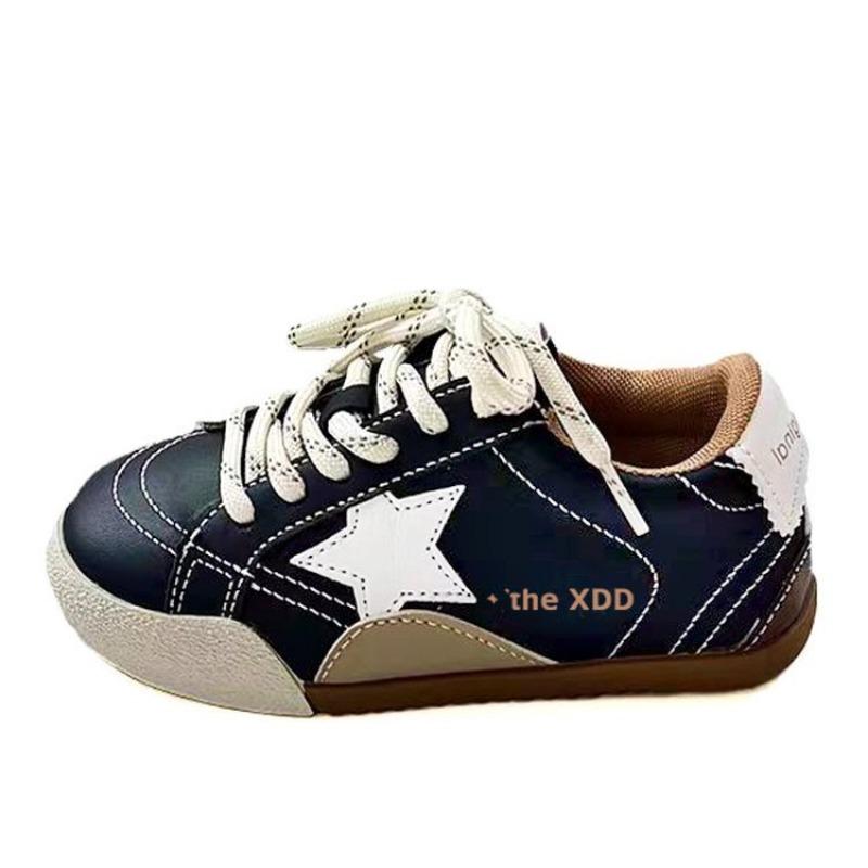 

Ретро кроссовки для детей Модные кроссовки для мальчиков и девочек Повседневная обувь на мягкой подошве 26 чёрный