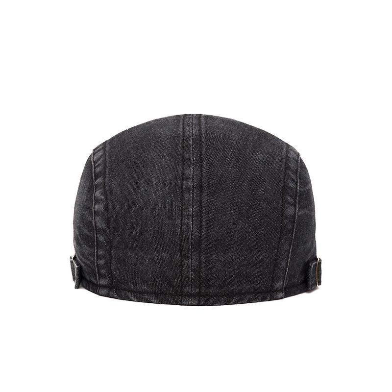 Denim Beret Women's Autumn Cap British Vintage Forward Cap Men's Newsboy Cap