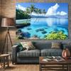 2D Plane, 2D Plane - 2D Plane, 2D Plane - A vibrant tropical paradise party banner on one side