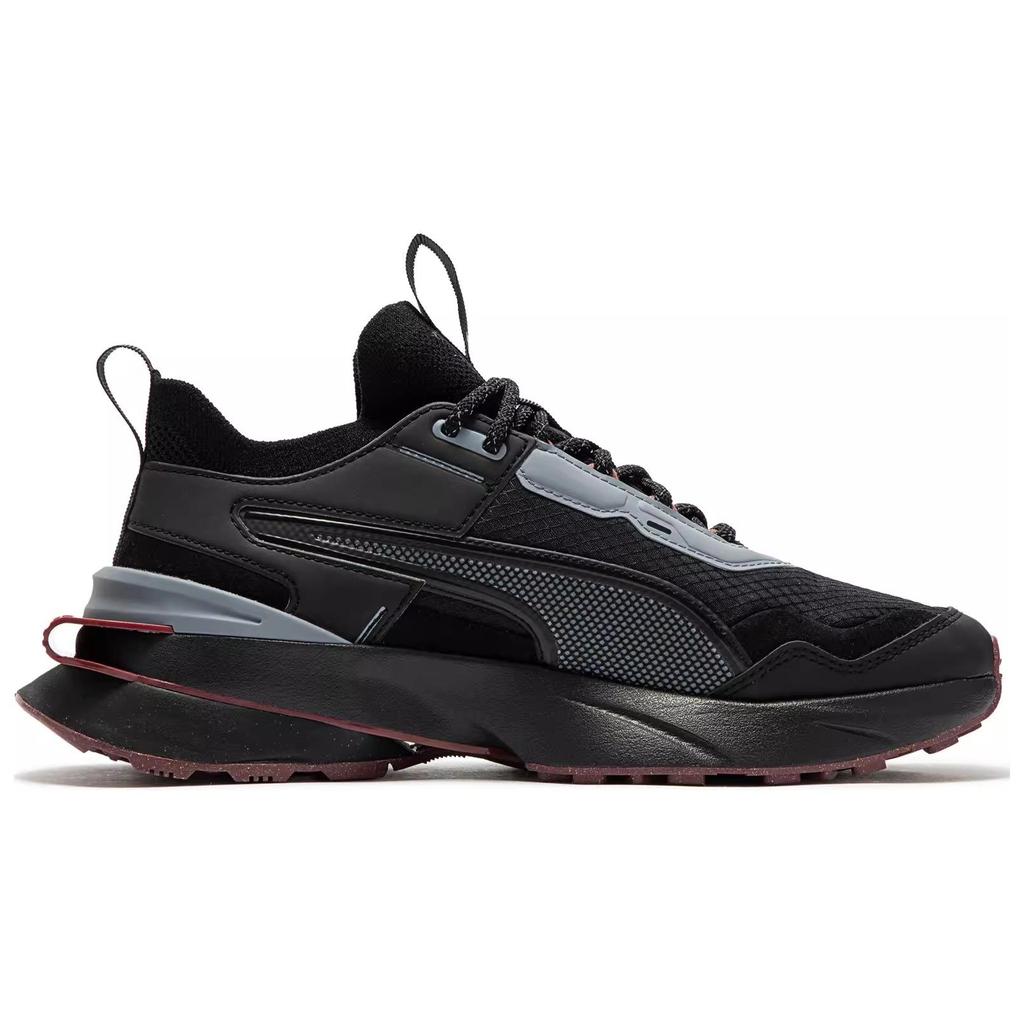 PUMA Pwrframe Low top Casual Shoes Unisex Black Gray 390037-02