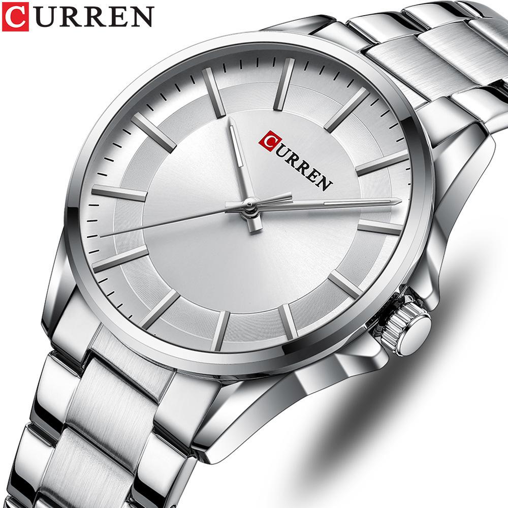 CURREN 8429 Men's Business Casual Quartz Steel Band Wristwatch