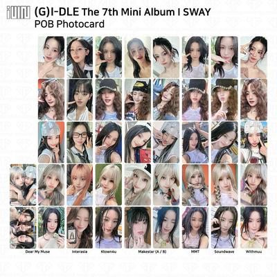 G-IDLE 7th Mini Album I SWAY POB Photocard SW Withmuu KPOP