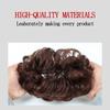 MISS WIG Straight Donut Chignon Hairpieces Synthetic Ombre Elastic Chignon Fluffy Messy Scrunchies Hair Bun for Women