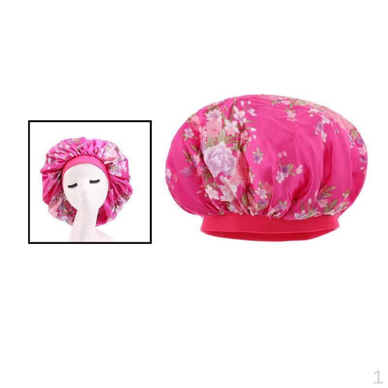 Jumbo Size Sleep for Women, Soft Night Curly Hair at Night, with Rose Red