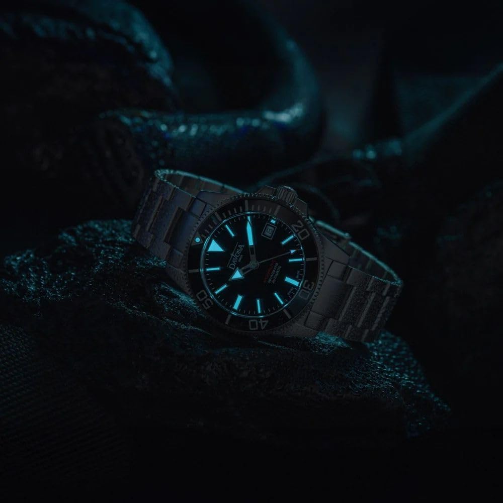 Davosa Argonautic 39 Automatic 20 ATM Water Swiss-Made Watch, Resistant, Silver, 161.532.50