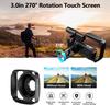 5K Camcorder - 56MP - IR Night Vision - 3" Rotating Touchscreen - WiFi