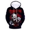 Terrifier Horror 3D Print Hoodies Men Women Fashion Hoodie Sweatshirts Pullovers Streetwear Tracksuits Male Tops Man Clothing