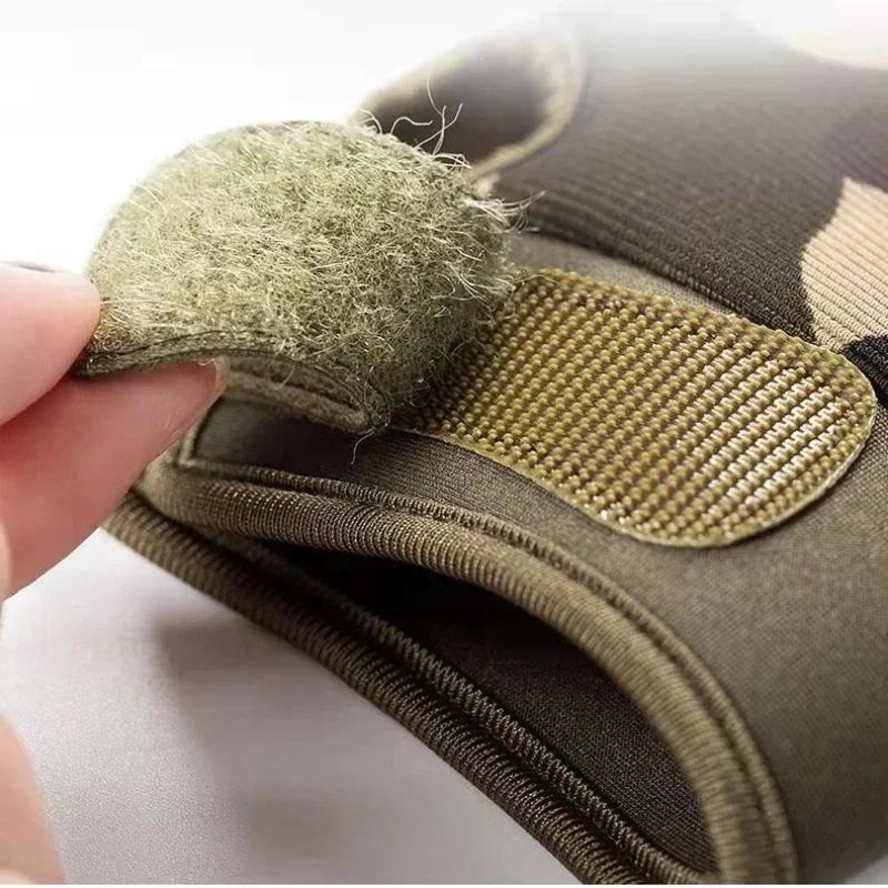 Children's Half-finger Gloves Anti-slip Wear Training Protection Riding Sports 8-15 Years Old Military Fan Gloves