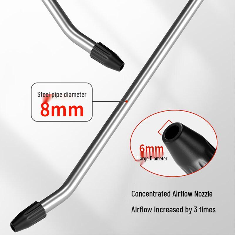 Aokewen High-Pressure Telescopic Air Blow Gun with 15m Spring Hose