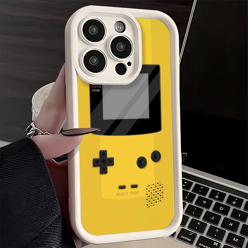 Phone Case for iPhone 17 Air 16E 15 16 Pro Max Game Console Trend Pattern Cover 14 Plus 13 12 Mini Soft Shell Silicone Fundas