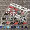 WP 3D Embossed UV Sticker Decal for Motorcycle Shock Absorbers