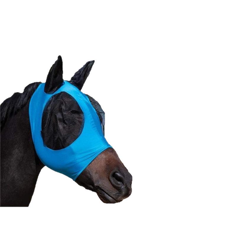 Breathable Mesh Horse Head Cover: Fly & Mosquito Protection with Multiple Prints