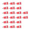 20Pcs Banana Socket 4mm Strong Connectivity Corrosion Resistance Good Performance Electrical Test AccessoriesRed
